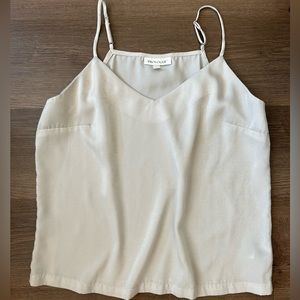 Off white Silky tank
